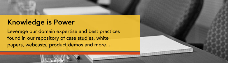 Case Studies, White Papers, Webcasts, Product Tours, And More